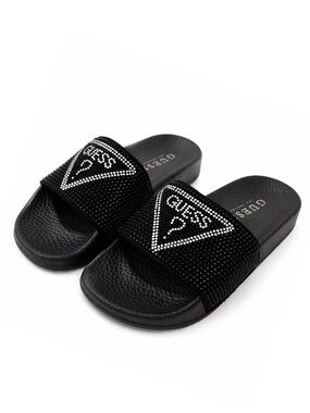 Guess rhinestones pool shoes